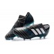 Crampons de Football Hommes - adidas Nemeziz 17+ 360 Agility FG Gris Blanc Noir