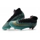 Nouvelles Chaussures de football Nike Mercurial Superfly VI Club Ronaldo FG Jade Or Vif Noir