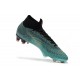 Nouvelles Chaussures de football Nike Mercurial Superfly VI Club Ronaldo FG Jade Or Vif Noir