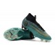 Nouvelles Chaussures de football Nike Mercurial Superfly VI Club Ronaldo FG Jade Or Vif Noir