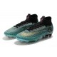 Nouvelles Chaussures de football Nike Mercurial Superfly VI Club Ronaldo FG Jade Or Vif Noir