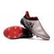 Nouvelle Crampons de Football adidas X 17+ Purespeed FG Argenté Rouge Noir