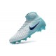 Nike Magista Obra 2 FG Nouveaux Crampons Foot Pour Hommes Blanc Bleu