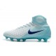 Nike Magista Obra 2 FG Nouveaux Crampons Foot Pour Hommes Blanc Bleu