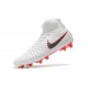 Nike Magista Obra 2 FG Nouveaux Crampons Foot Pour Hommes Blanc Gris Métallique Carmin