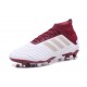 adidas Predator 18.1 FG - Chaussures de Football Adidas Blanc Rouge