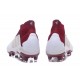 Chaussures adidas - Crampons Foot Adidas Predator 18+ FG Blanc Rouge