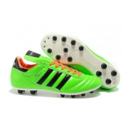 Nouveau Chaussure de Football Adidas Copa Mundial FG Vert Noir Orange