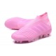 Chaussures adidas - Crampons Foot Adidas Predator 18+ FG Rose