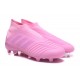 Chaussures adidas - Crampons Foot Adidas Predator 18+ FG Rose