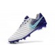 Nouveau Crampons foot Nike Tiempo Legend VII FG Blanc Violet