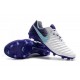 Nouveau Crampons foot Nike Tiempo Legend VII FG Blanc Violet