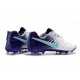 Nouveau Crampons foot Nike Tiempo Legend VII FG Blanc Violet