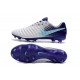 Nouveau Crampons foot Nike Tiempo Legend VII FG Blanc Violet