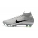 Nouvelles Chaussures de football Nike Mercurial Superfly VI 360 Elite FG Gris Argent