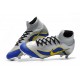 Nouvelles Chaussures de football Nike Mercurial Superfly VI 360 Elite FG Argent Bleu Jaune