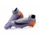 Nouvelles Chaussures de football Nike Mercurial Superfly VI 360 Elite FG Violet Orange Noir