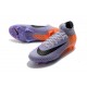 Nouvelles Chaussures de football Nike Mercurial Superfly VI 360 Elite FG Violet Orange Noir