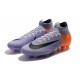 Nouvelles Chaussures de football Nike Mercurial Superfly VI 360 Elite FG Violet Orange Noir