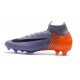 Nouvelles Chaussures de football Nike Mercurial Superfly VI 360 Elite FG Violet Orange Noir