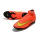 Nouvelles Chaussures de football Nike Mercurial Superfly VI 360 Elite FG Orange Jaune