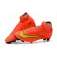 Nouvelles Chaussures de football Nike Mercurial Superfly VI 360 Elite FG Orange Jaune