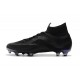 Nouvelles Chaussures de football Nike Mercurial Superfly VI 360 Elite FG Tout Noir
