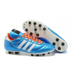 Nouveau Chaussure de Football Adidas Copa Mundial FG Bleu Noir Orange