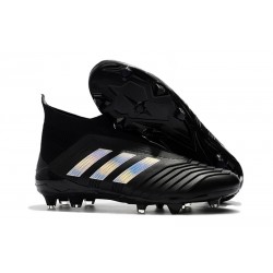 2018 Chaussure Foot Crampon Adidas Predator Telstar 18+ FG Noir Argent