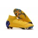 Nouvelles Chaussures de football Nike Mercurial Superfly VI 360 Elite FG Jaune Amarillo Noir Blanc