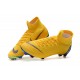 Nouvelles Chaussures de football Nike Mercurial Superfly VI 360 Elite FG Jaune Amarillo Noir Blanc