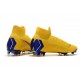 Nouvelles Chaussures de football Nike Mercurial Superfly VI 360 Elite FG Jaune Amarillo Noir Blanc