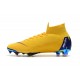 Nouvelles Chaussures de football Nike Mercurial Superfly VI 360 Elite FG Jaune Amarillo Noir Blanc