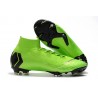 Crampons Nike Mercurial Superfly VI 360 Elite FG - Jade clair métallisé or vif blanc