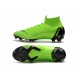 Crampons Nike Mercurial Superfly VI 360 Elite FG - Jade clair métallisé or vif blanc