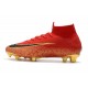 Nouveau Chaussures de football 2018 Nike Mercurial Superfly VI 360 Elite FG Or Blanc