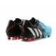 Nouveau Crampons de Football Adidas Battle Pack Predator Instinct FG Noir Blanc Bleu