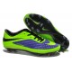 Chaussures de Football Nike Hypervenom Phantom FG Hommes Bleu Vert Noir