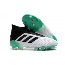 Chaussures adidas - Crampons Foot Adidas Predator 18+ FG Blanc Vert