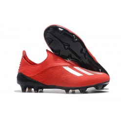 Adidas Chaussures de Football X 18+ FG - Argent Rouge