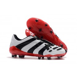 Adidas - Chaussures Football Predator Accelerator Electricity FG Blanc Noir Rouge